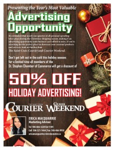 St. Croix Courier Christmas Sell Sheet 2018