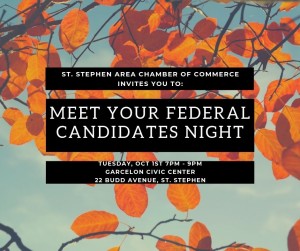 Meet Your Federal Candidates Night Oct 1, 2019