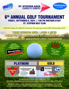 6th Annual Golf Tournament Poster FINAL