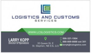 LCS Logistics Business Card